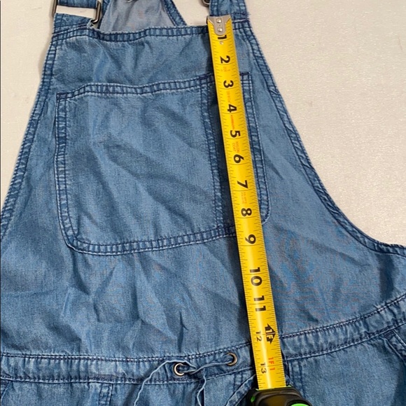 Garage lightweight denim drawstring shortalls - Picture 9 of 13